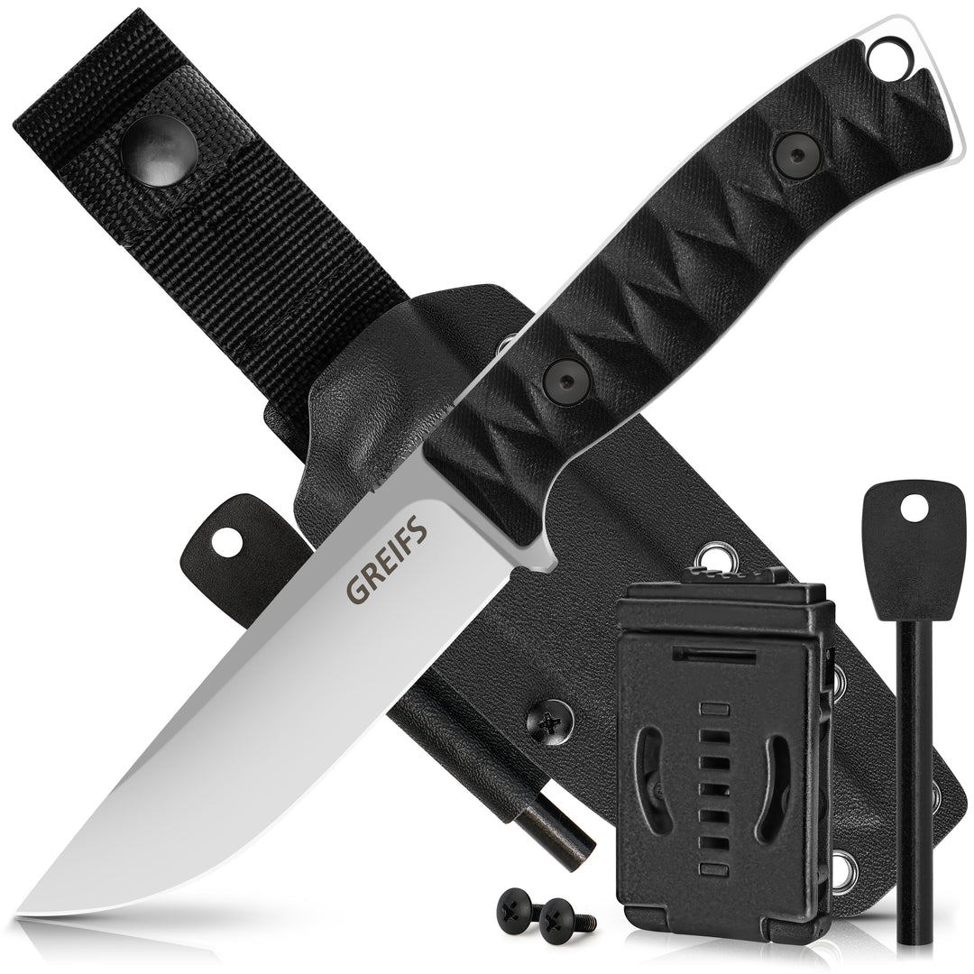 RANGER Outdoor-Messer aus D2 Stahl mit Kydex Holster