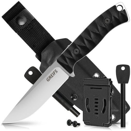 RANGER Outdoor-Messer aus D2 Stahl mit Kydex Holster