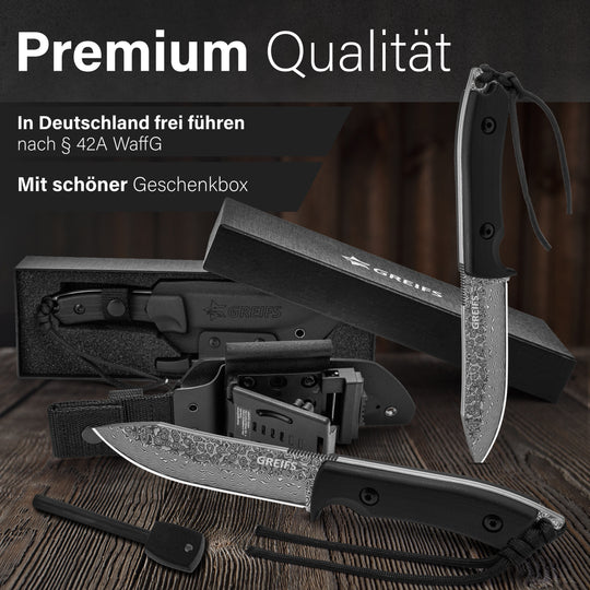 MILAN Outdoor-Messer (Damast)