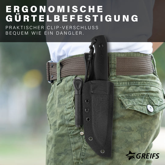 BUSHMASTER Outdoor-Messer (Damast)