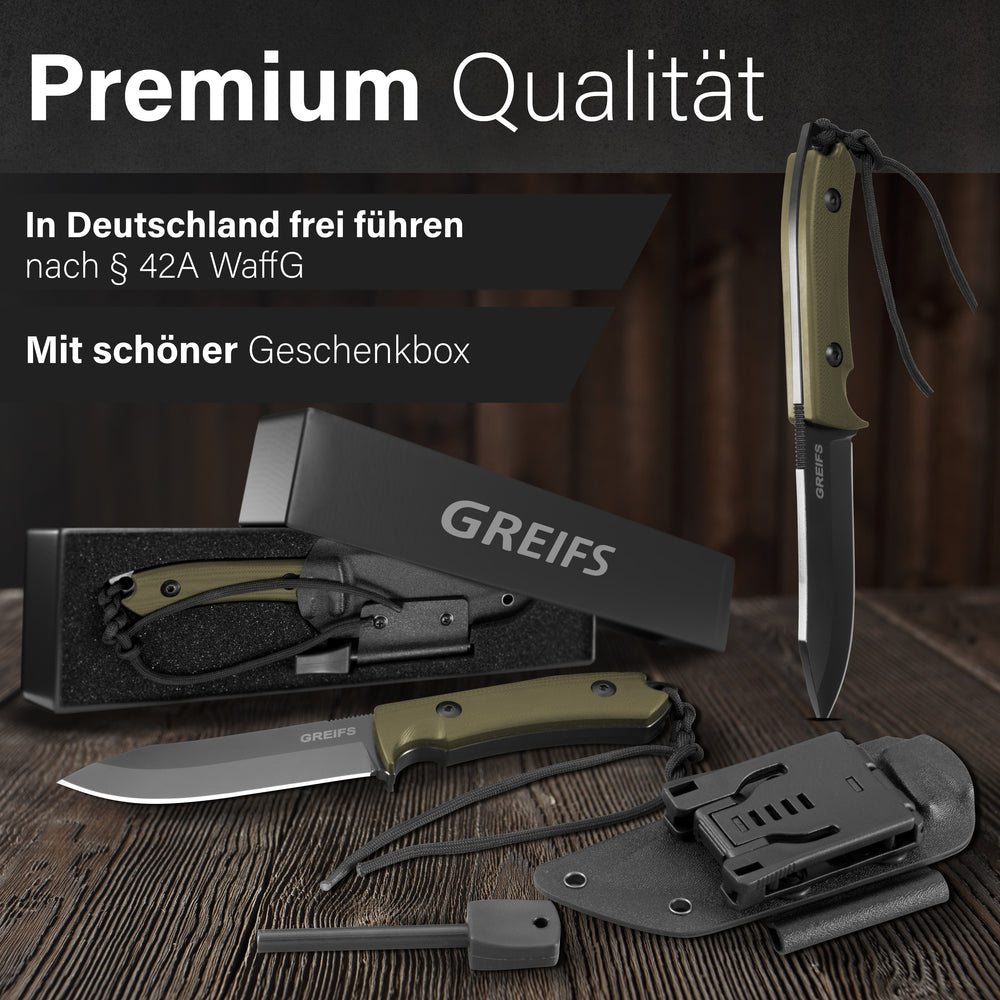 MILAN Outdoor-Messer (Green-Black)
