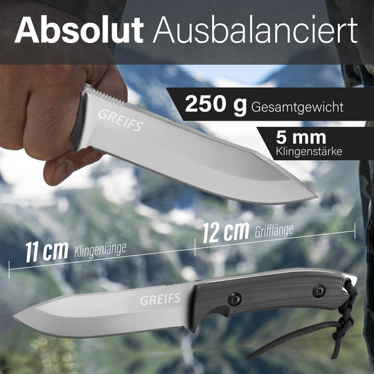 MILAN Outdoor-Messer (Silber)