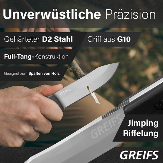 MILAN Outdoor-Messer (Silber)