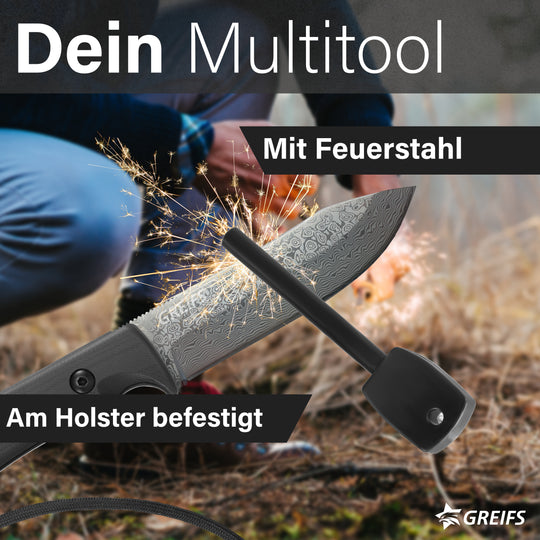 MILAN Outdoor-Messer (Damast)