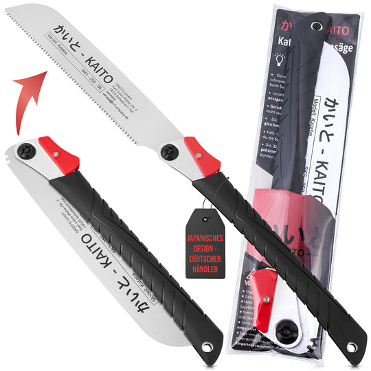 KAITO® Profi Japansäge Zugsäge japanische Säge Holz für Gewerbe & Heimwerk Handsäge Holzsäge Feinsäge