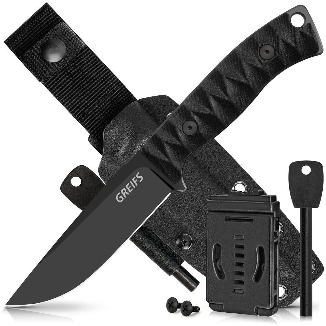 RANGER Outdoor-Messer aus D2 Stahl mit Kydex Holster