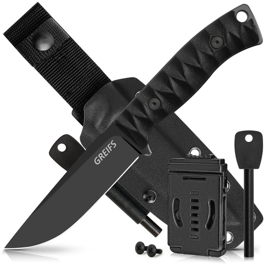 RANGER Outdoor-Messer aus D2 Stahl mit Kydex Holster