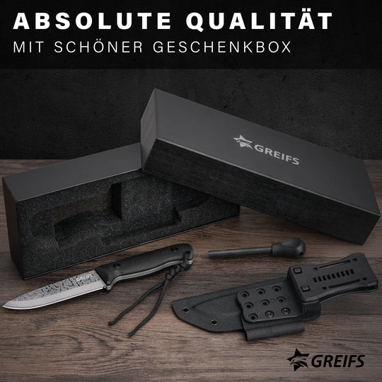 BUSHMASTER Outdoor-Messer (Damast)