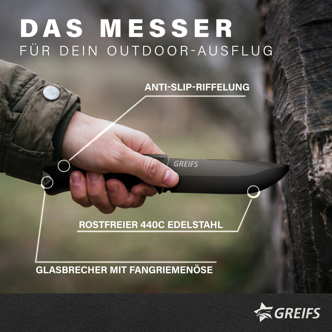 G7 Outdoor-Messer (Schwarz)