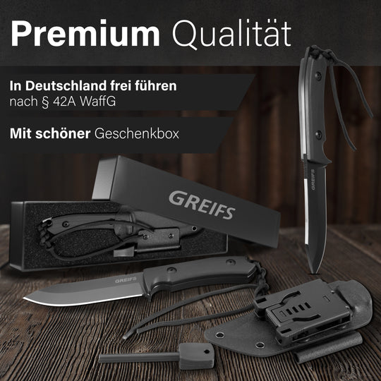 MILAN outdoor knife (black) 