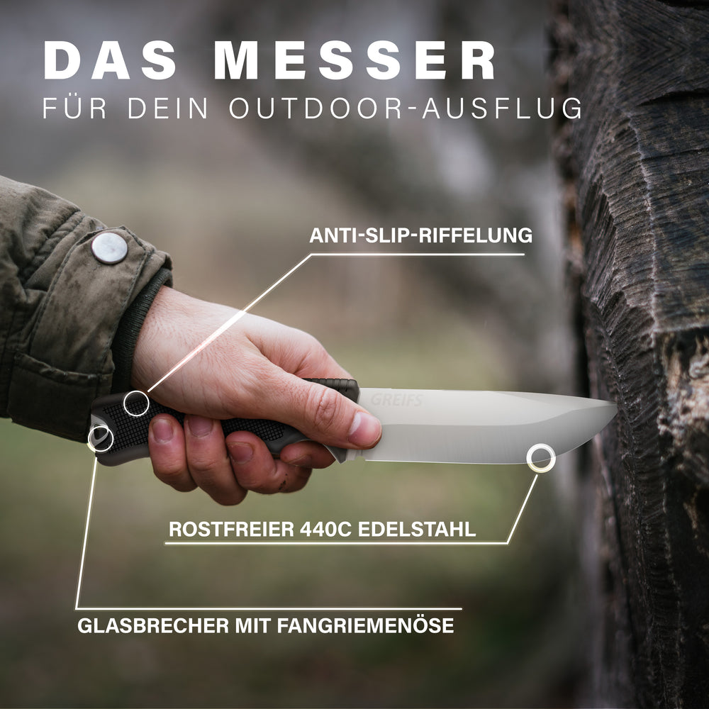 G7 outdoor knife (silver) 