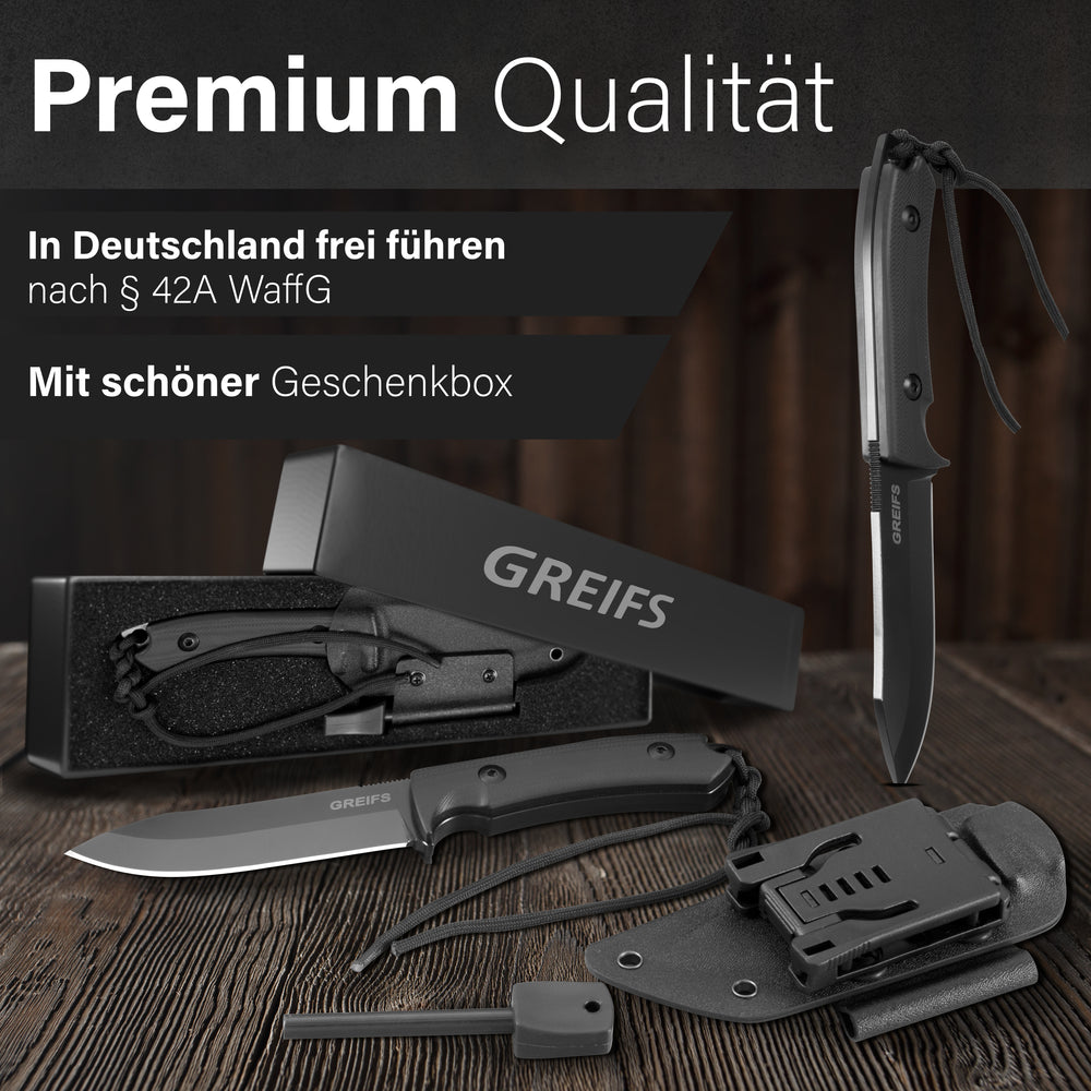 MILAN outdoor knife (black) 