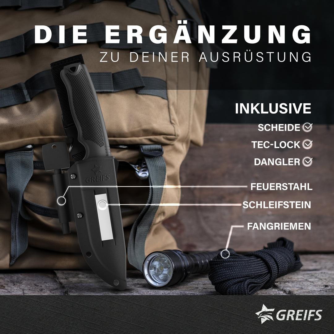 G7 Outdoor-Messer (Schwarz)