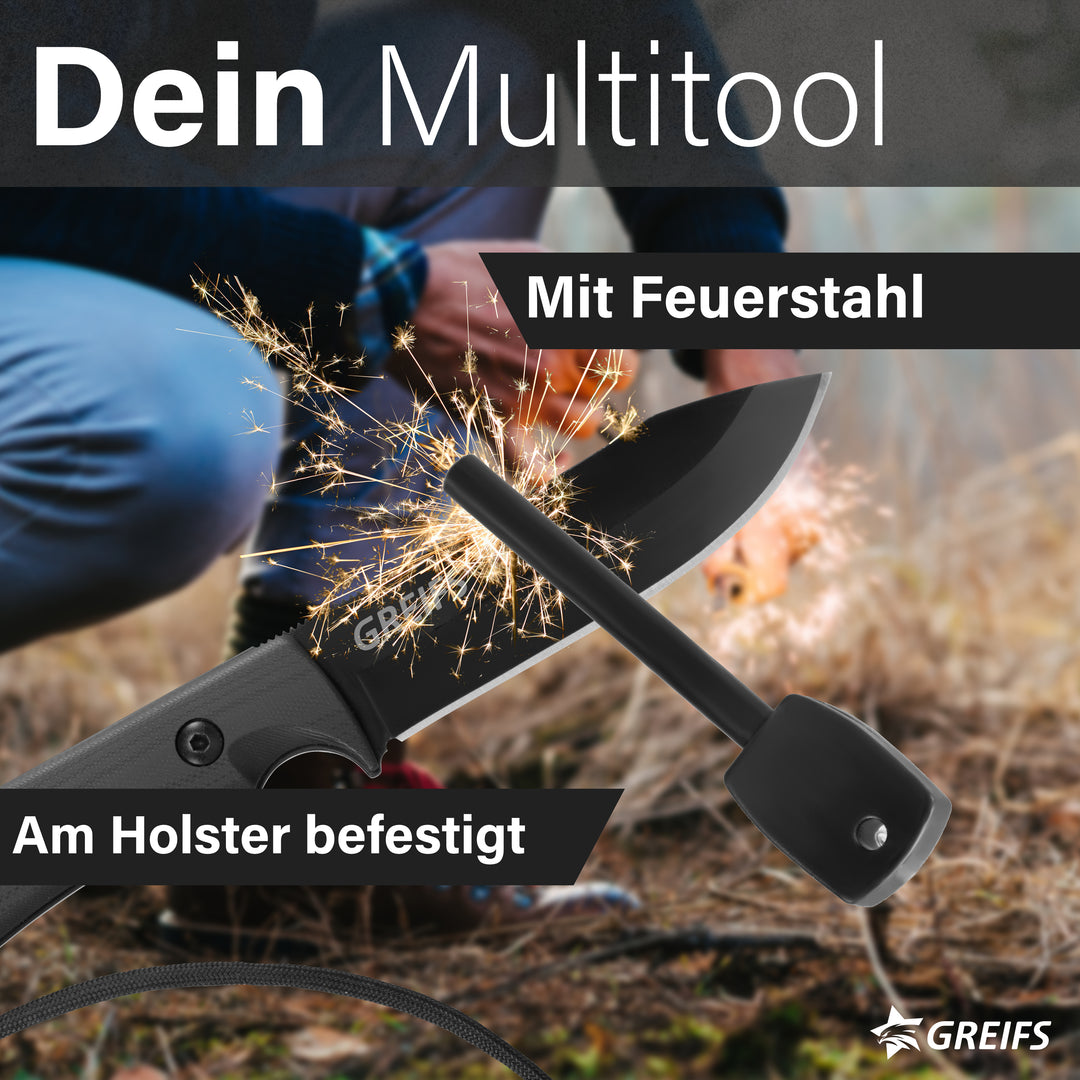 MILAN outdoor knife (black) 
