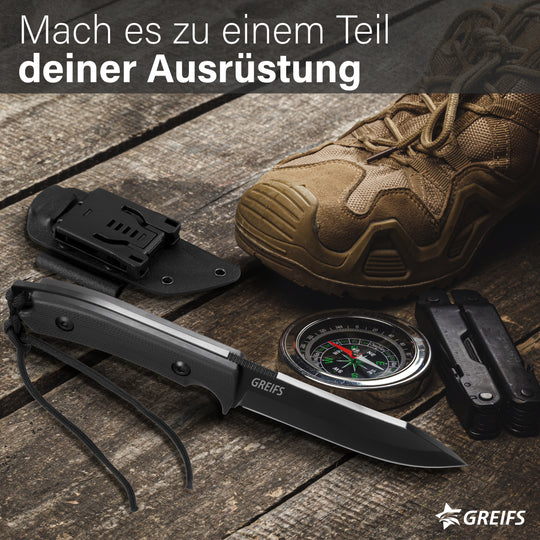 MILAN outdoor knife (black) 